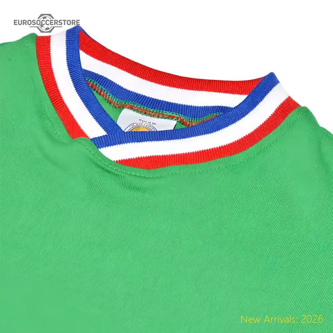 St Etienne Long Sleeve Retro Football Shirt-Vantage Point Soccer